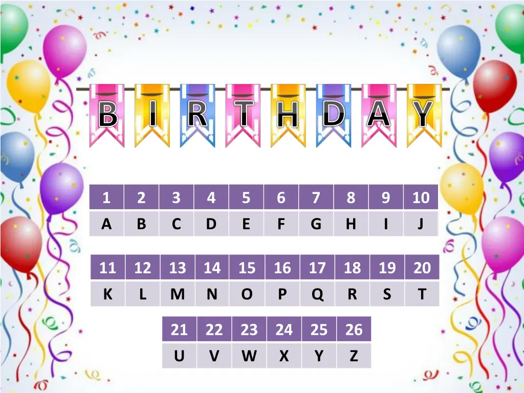 b i r t h d a y