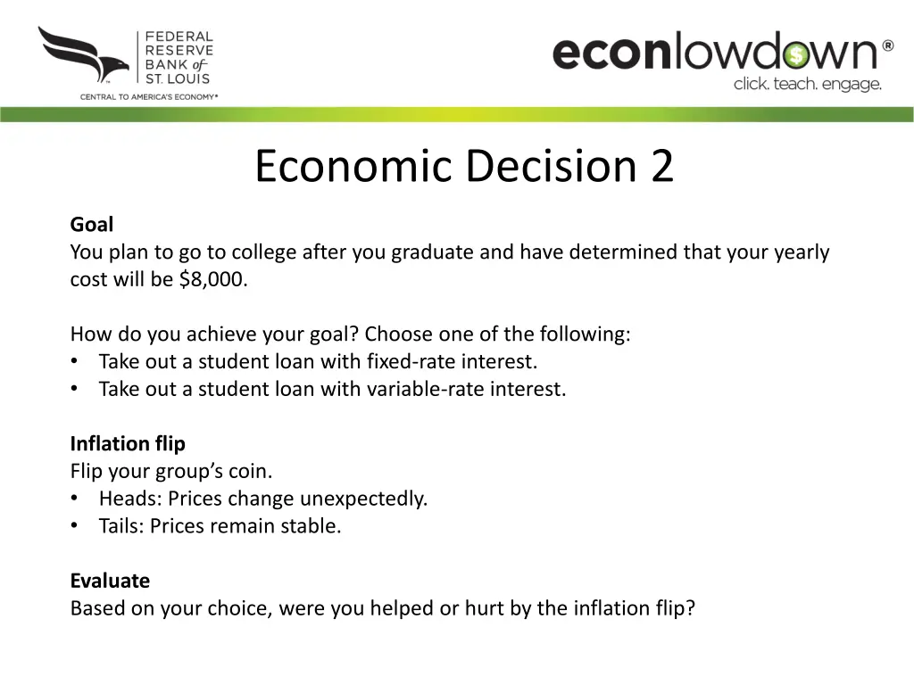 economic decision 2