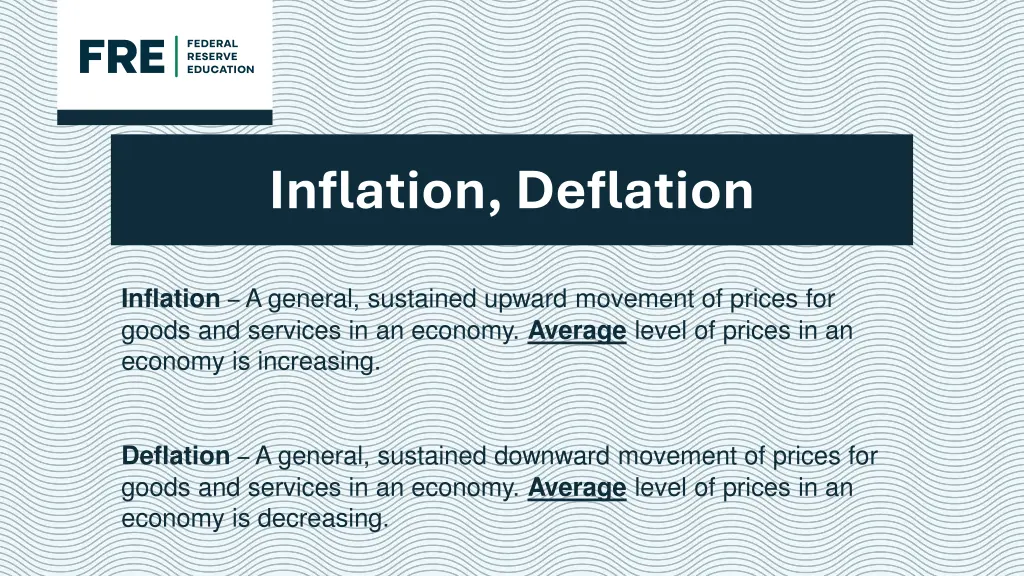 inflation deflation