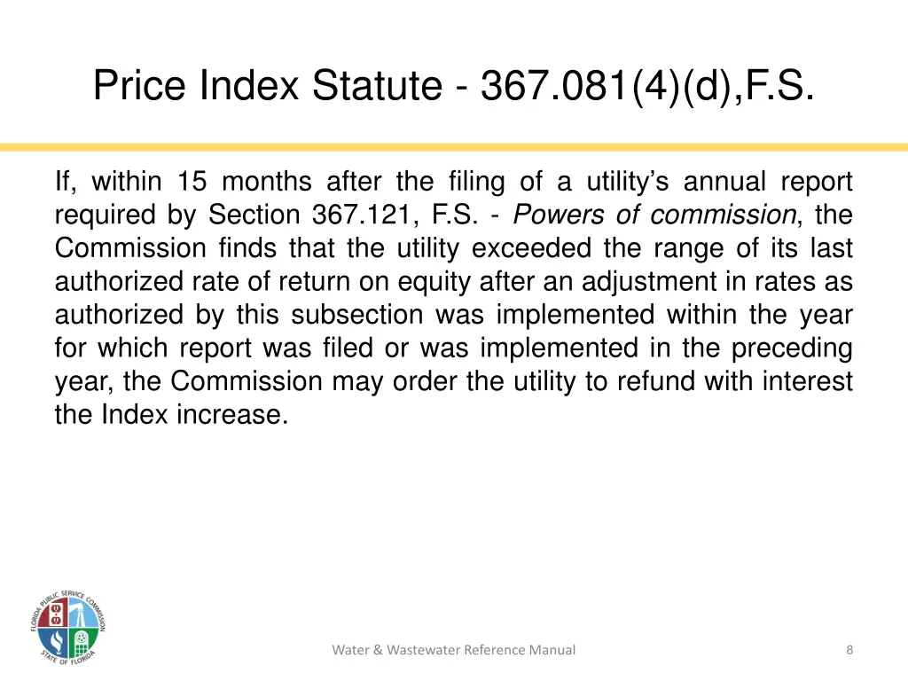 price index statute 367 081 4 d f s