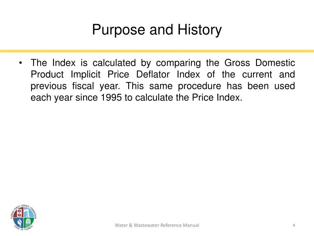 purpose and history 1