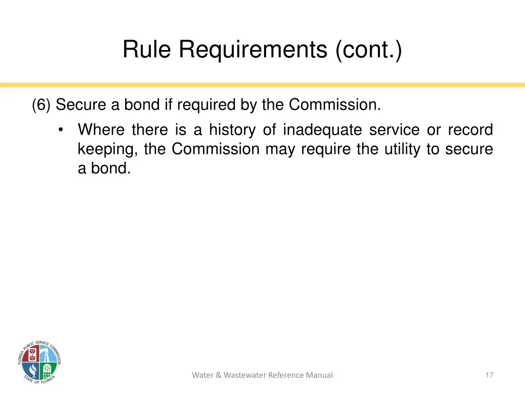 rule requirements cont 2