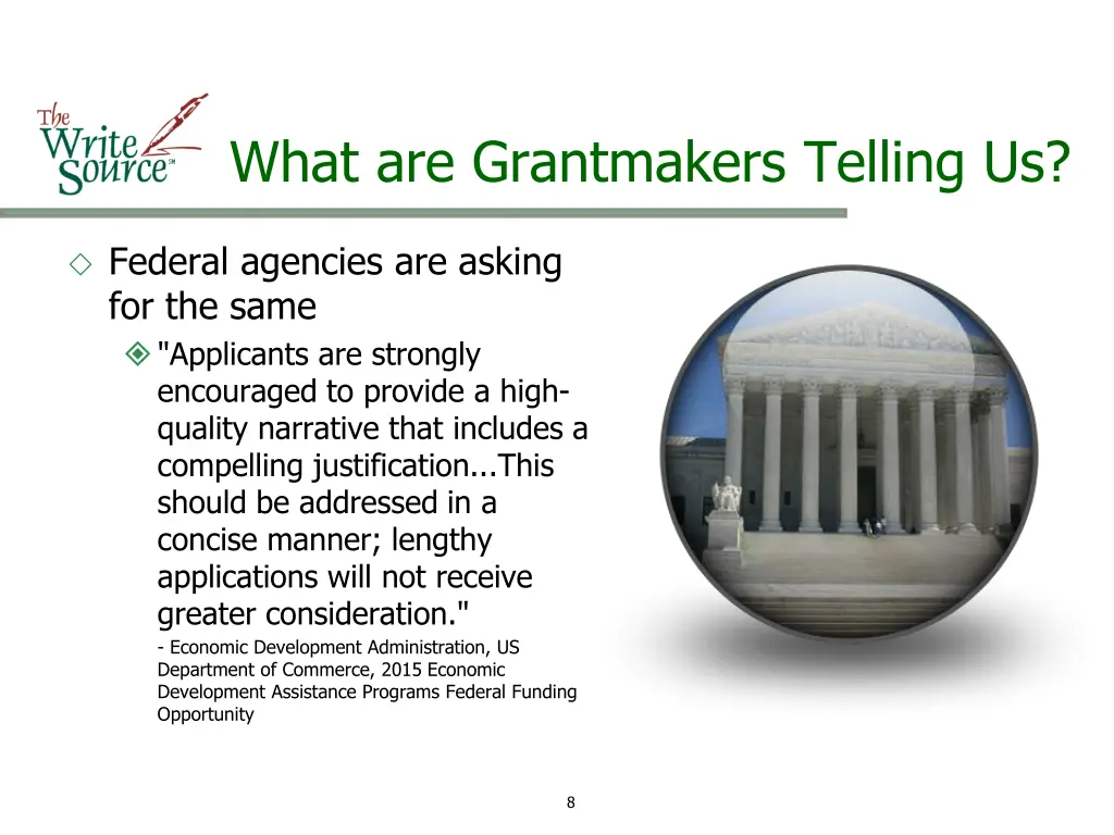 what are grantmakers telling us 1