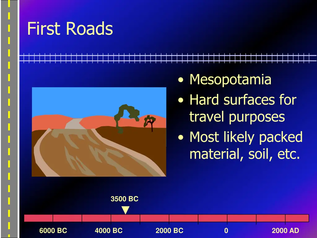 first roads