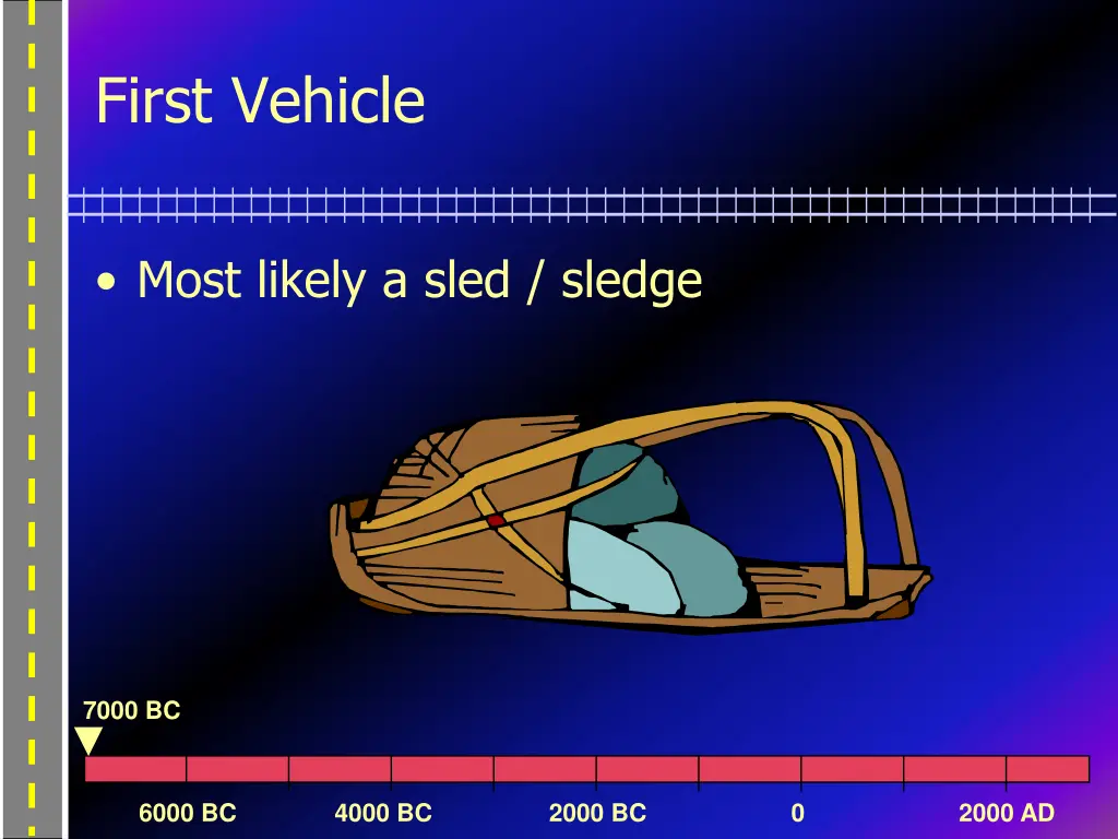 first vehicle