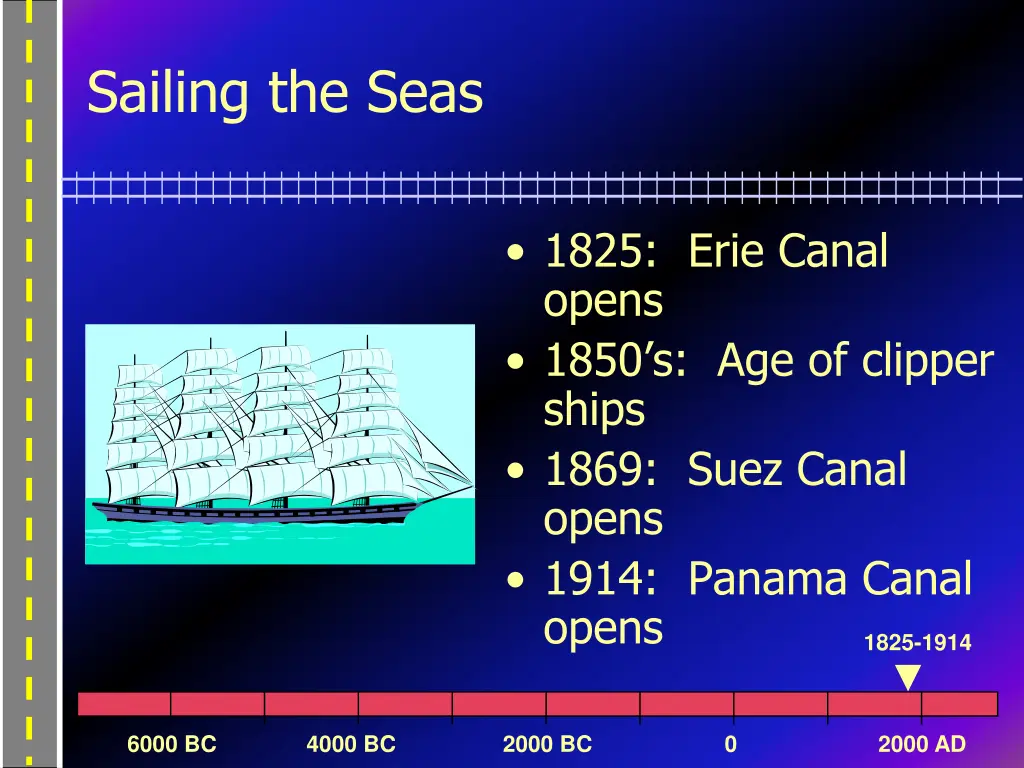 sailing the seas