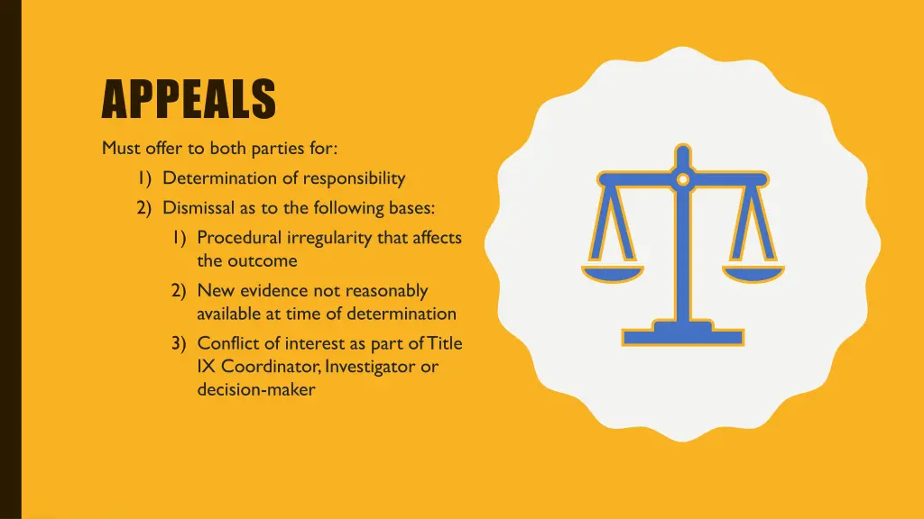 appeals must offer to both parties