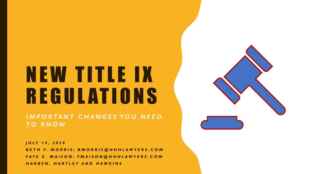 new title ix regulations