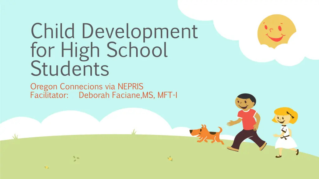 child development for high school students oregon