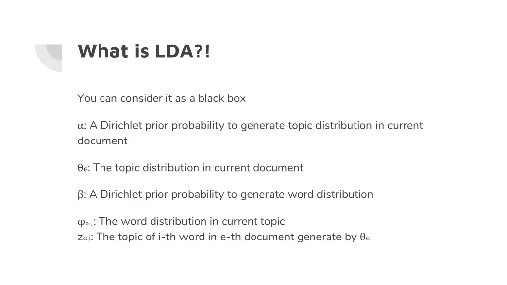 what is lda