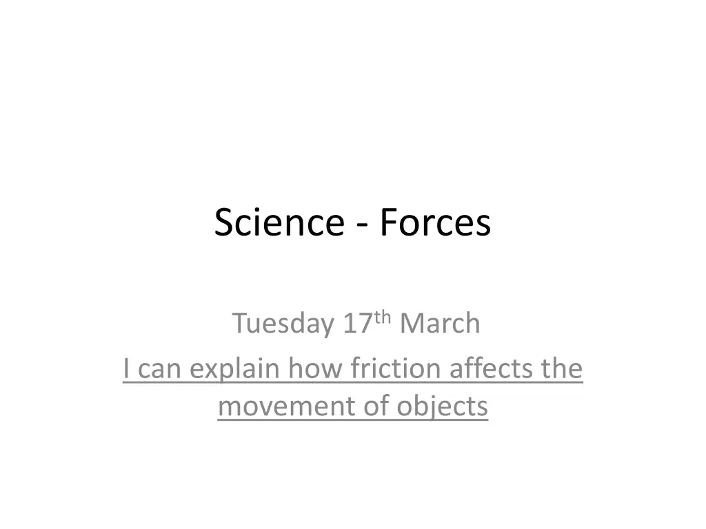 science forces