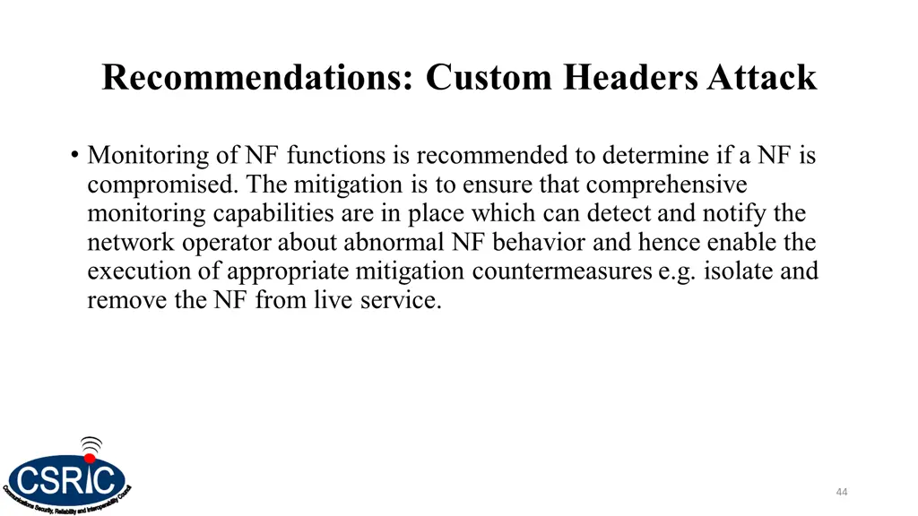 recommendations custom headers attack