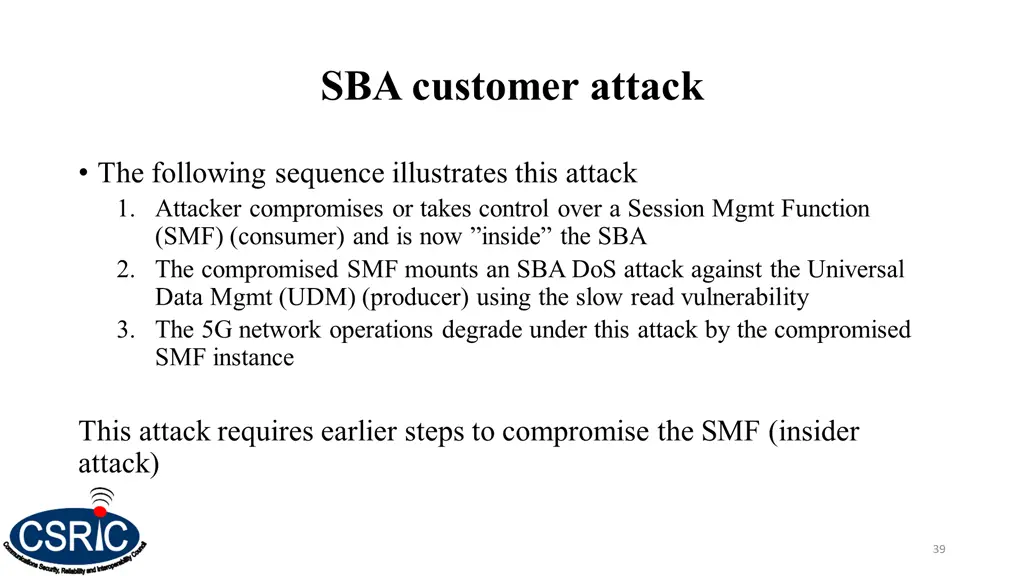 sba customer attack