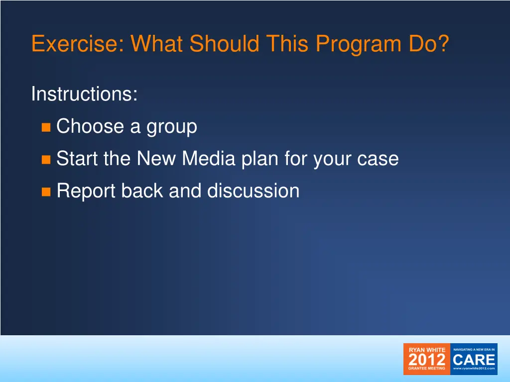 exercise what should this program do