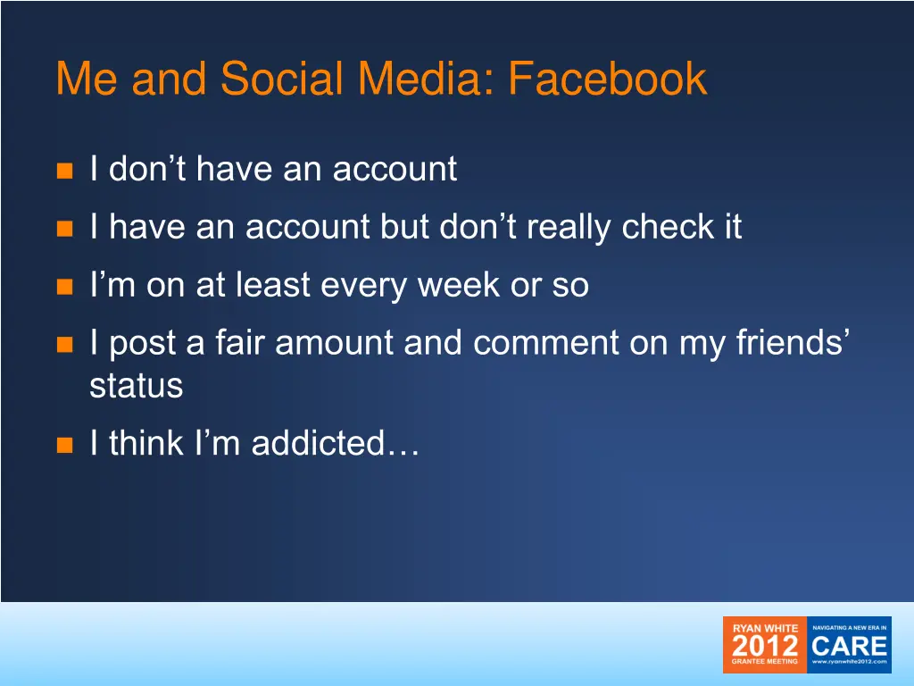 me and social media facebook