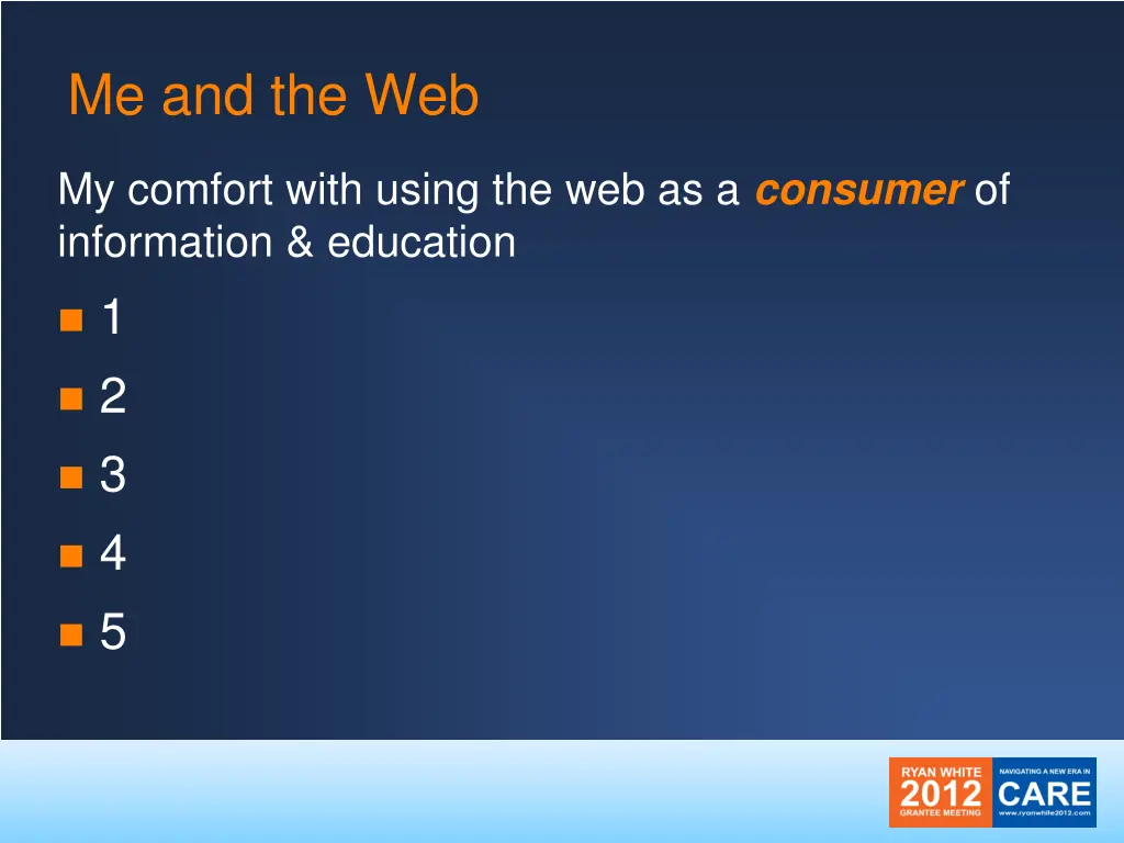 me and the web