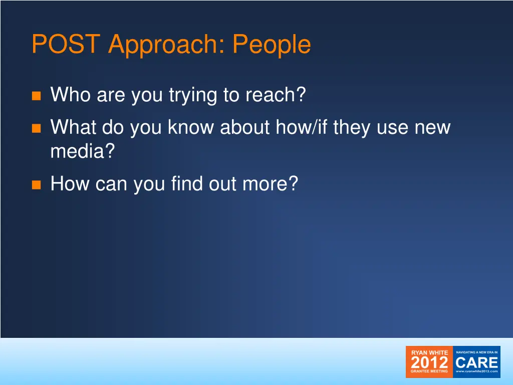 post approach people