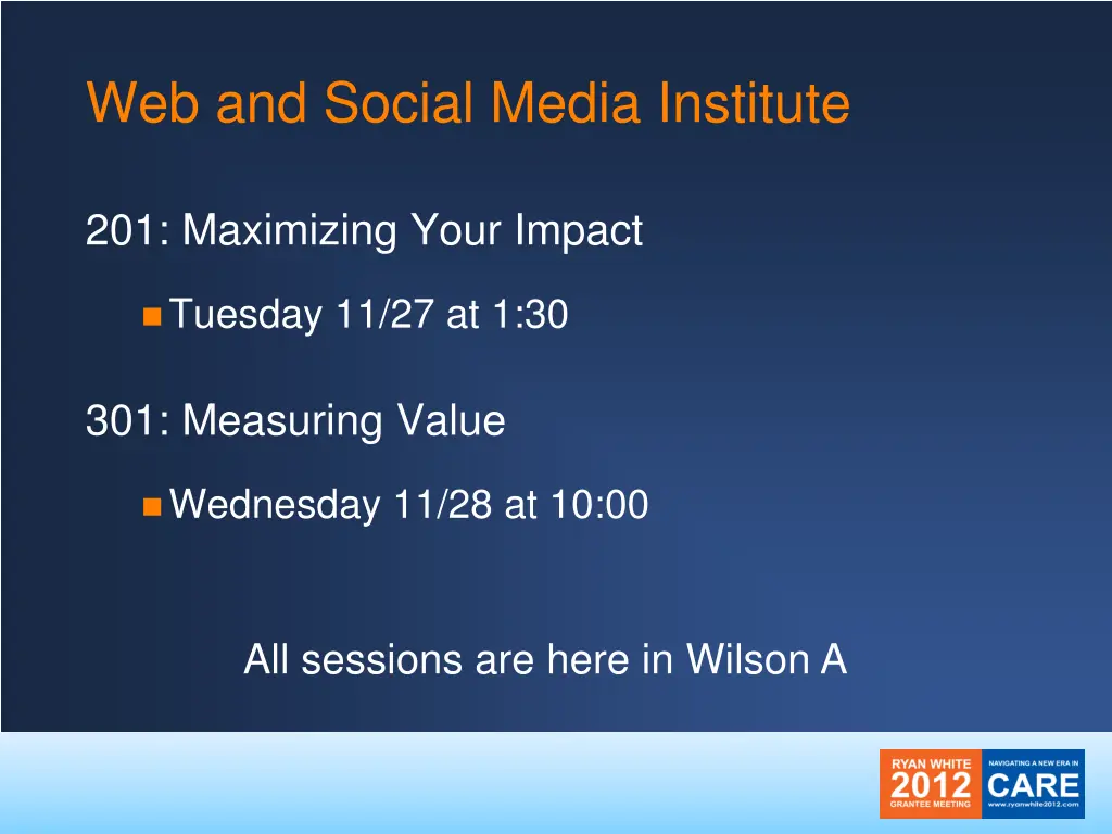 web and social media institute 1