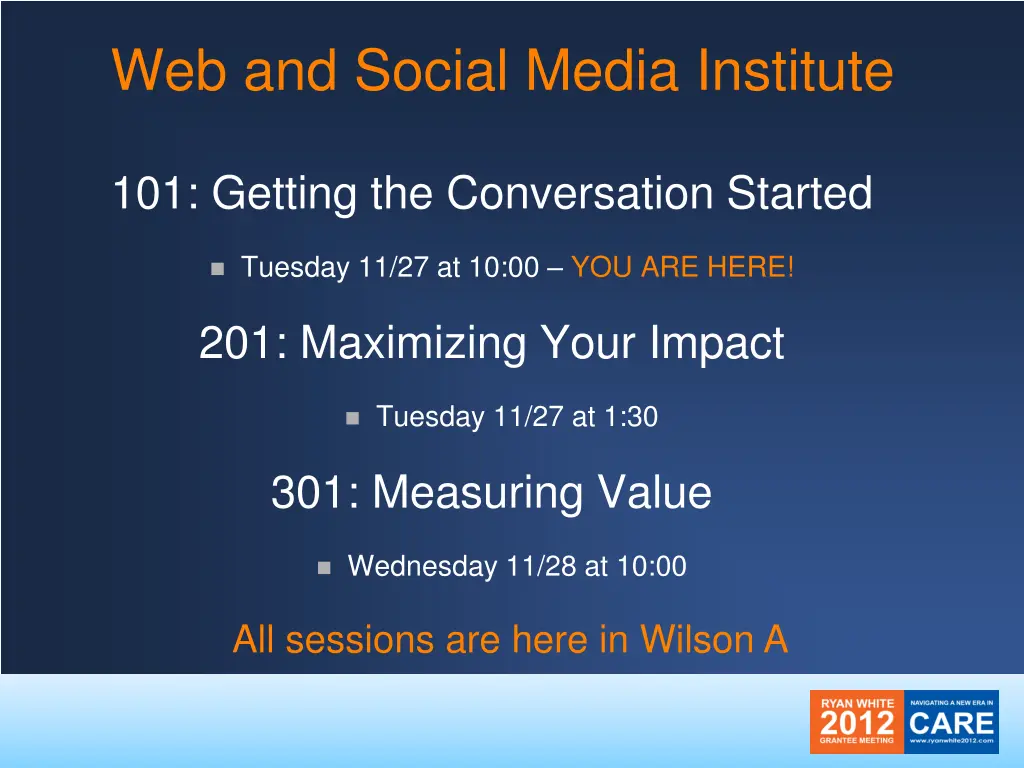 web and social media institute