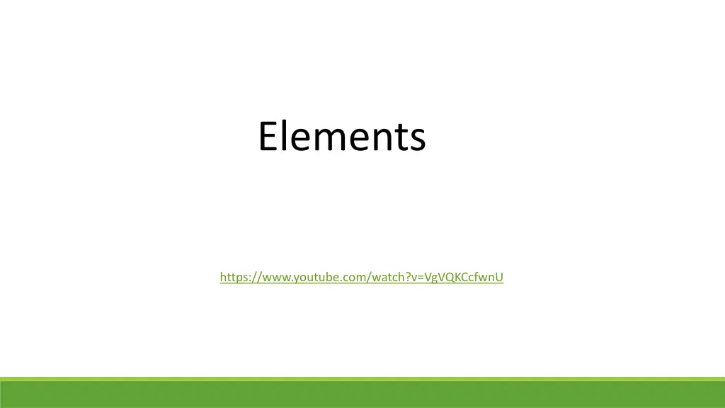 elements