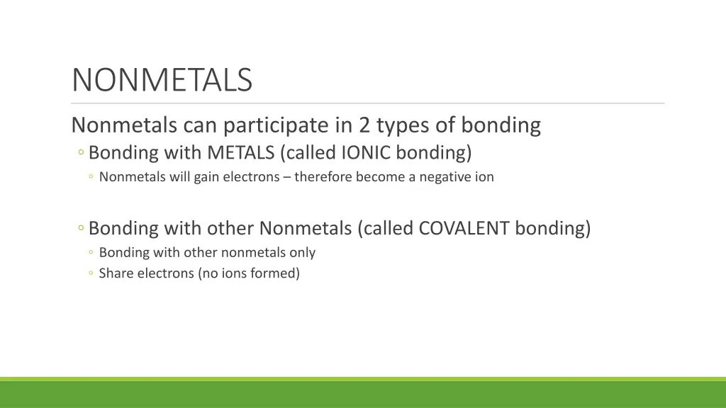 nonmetals 1