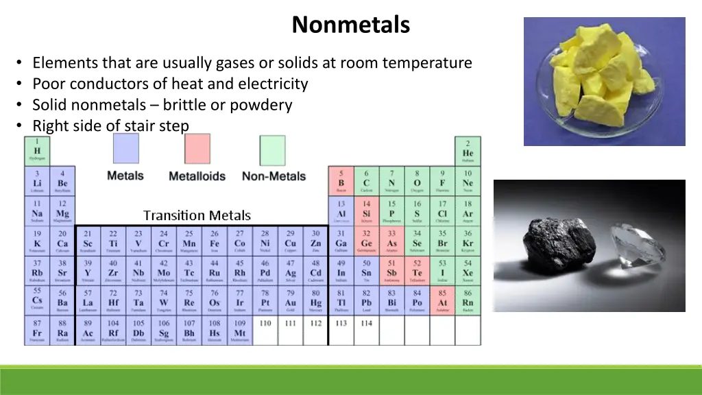 nonmetals
