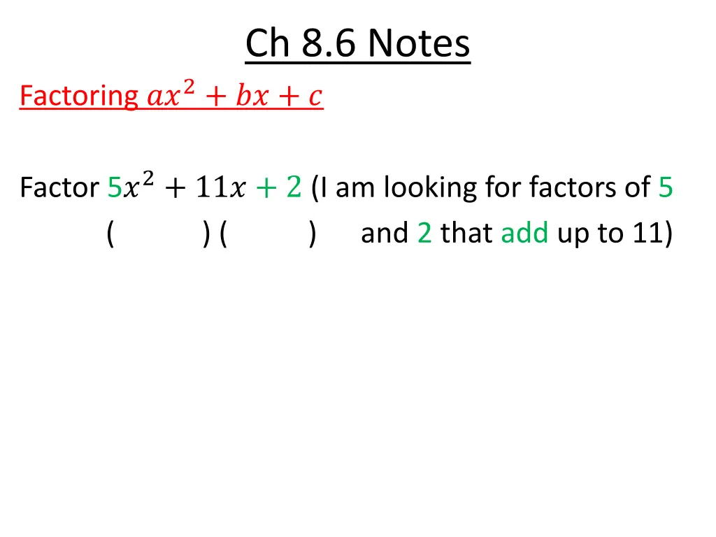 ch 8 6 notes