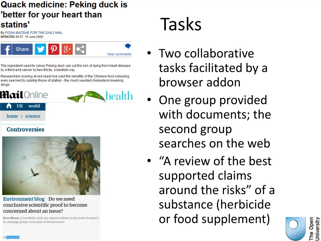 tasks