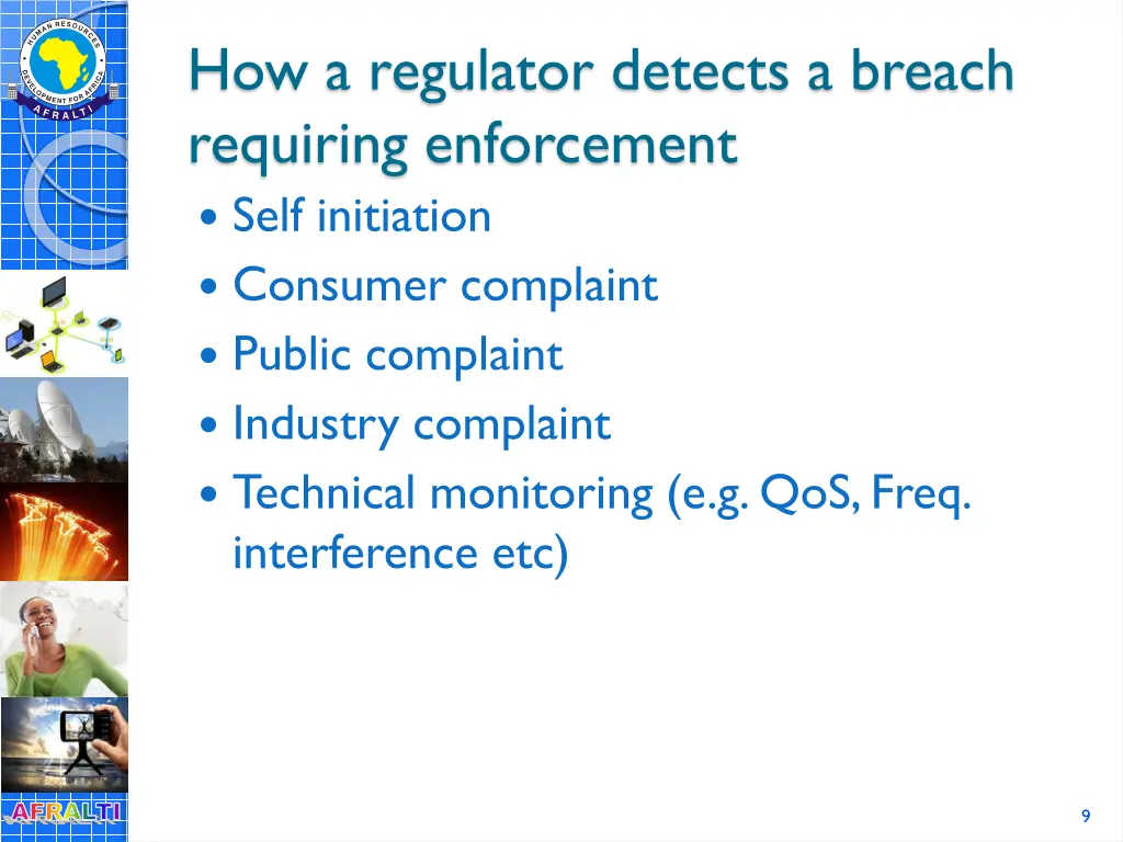 how a regulator detects a breach requiring