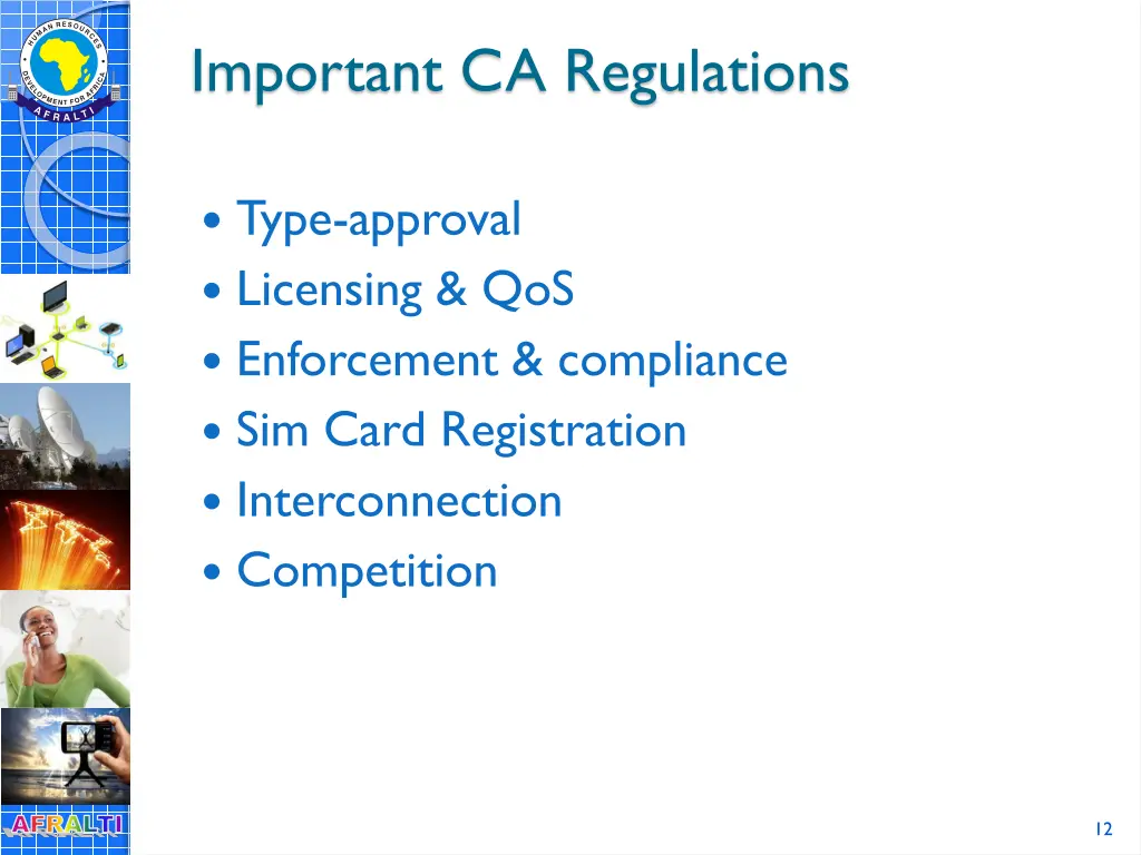 important ca regulations