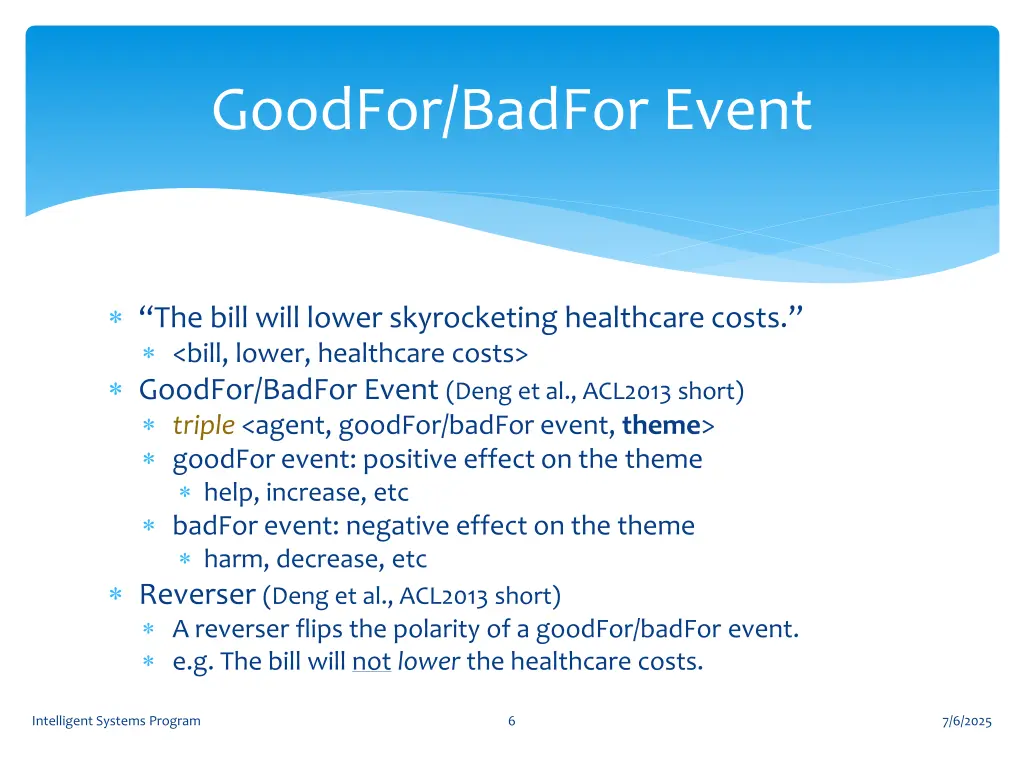 goodfor badfor event