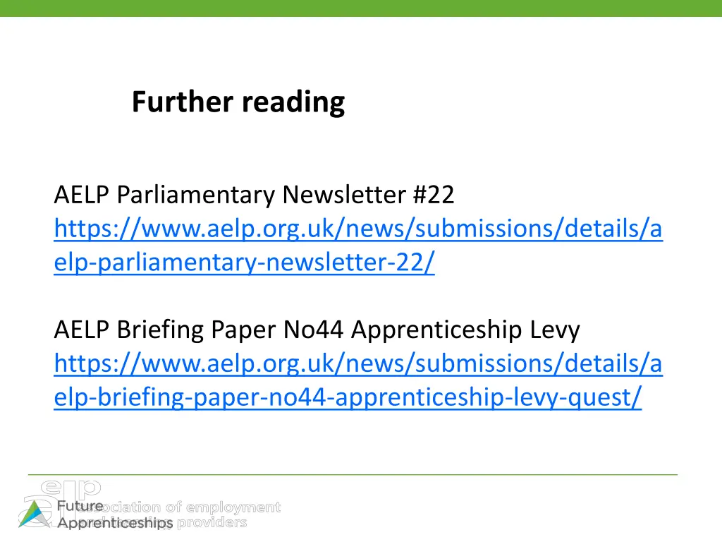 further reading
