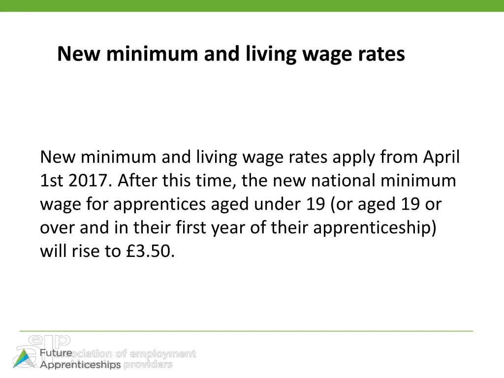 new minimum and living wage rates