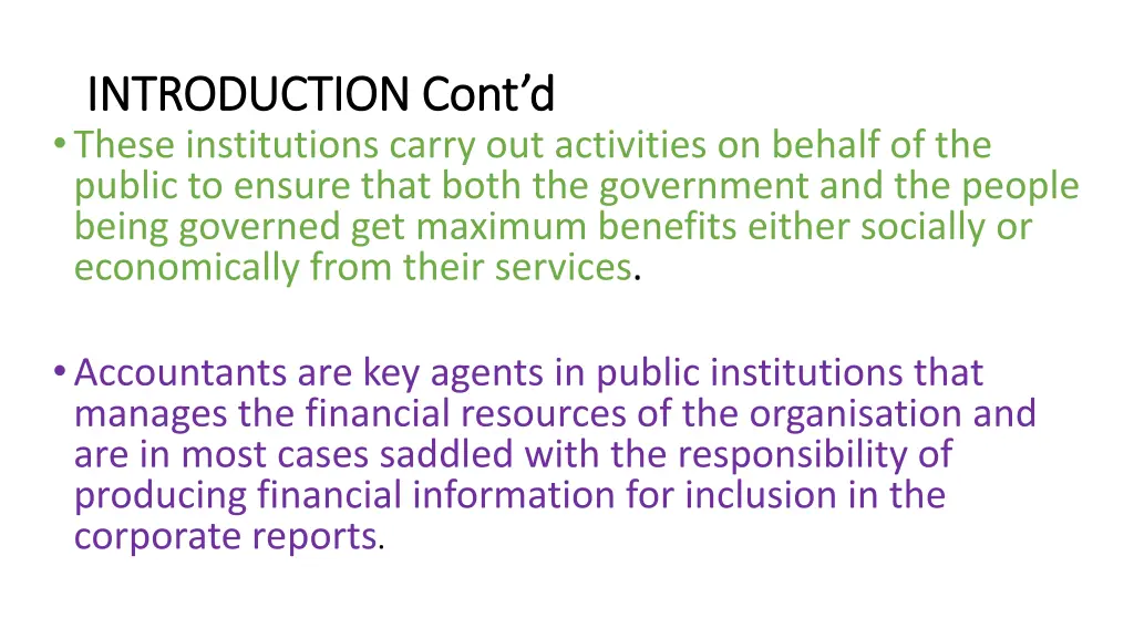 introduction cont d introduction cont d these