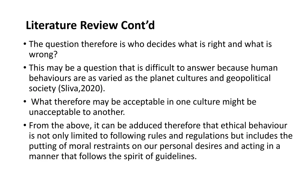 literature review cont d 2