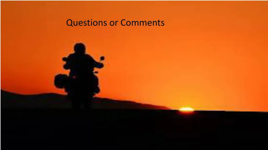 questions or comments