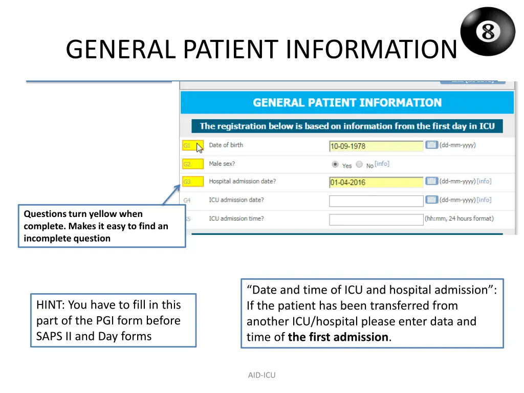 general patient information