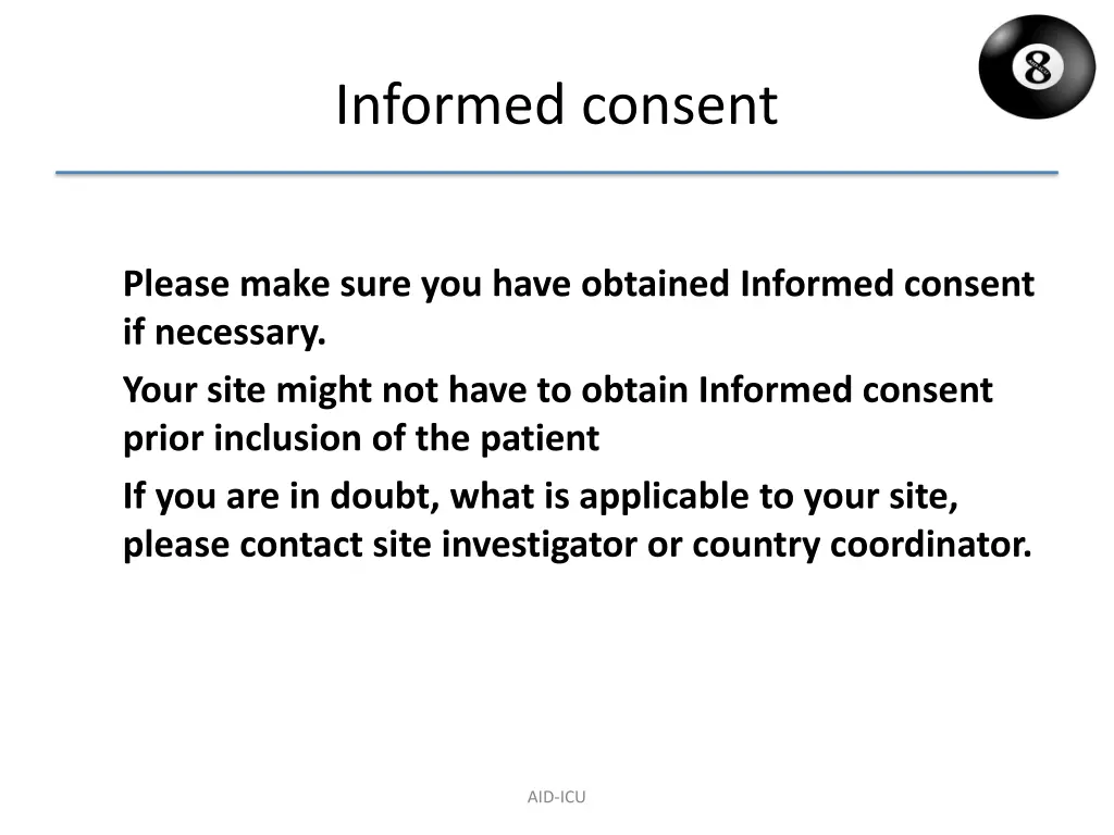 informed consent