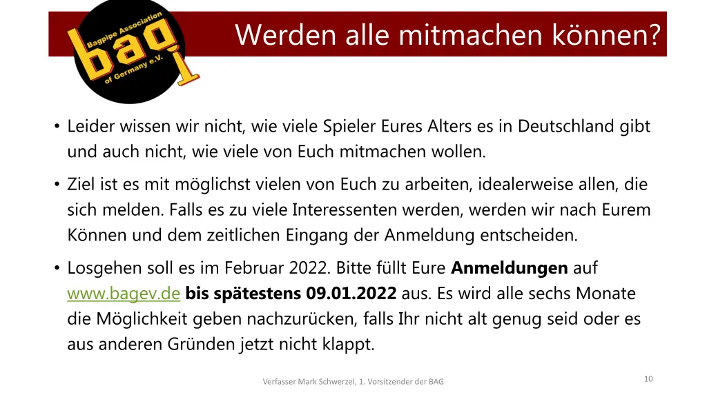 werden alle mitmachen k nnen