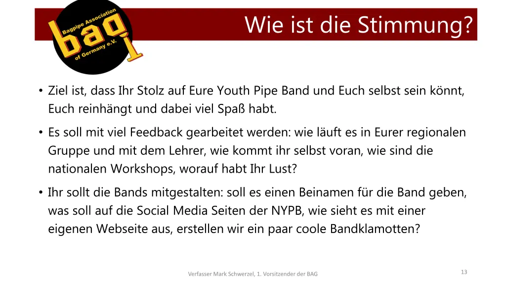 wie ist die stimmung