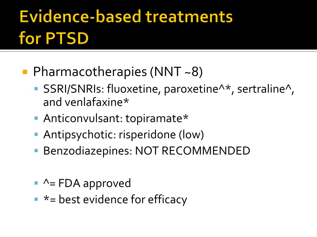 pharmacotherapies nnt 8 ssri snris fluoxetine