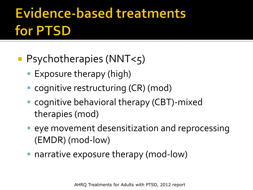 psychotherapies nnt 5 exposure therapy high