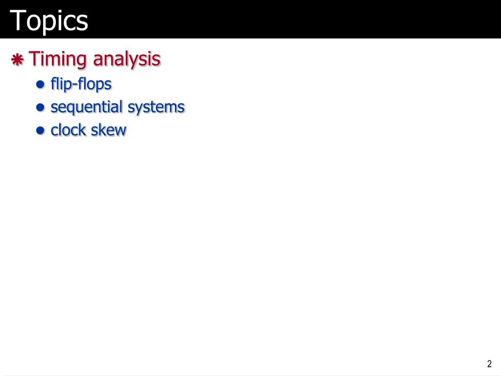 topics