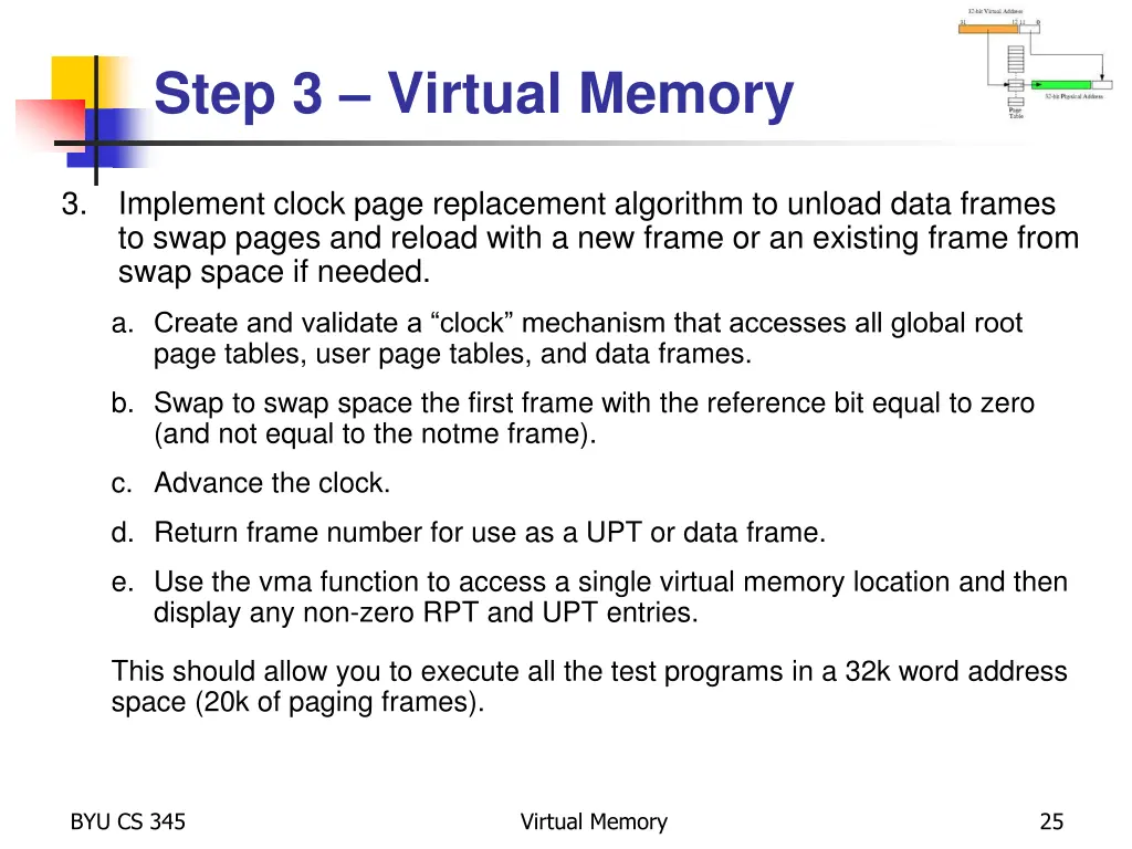 step 3 virtual memory
