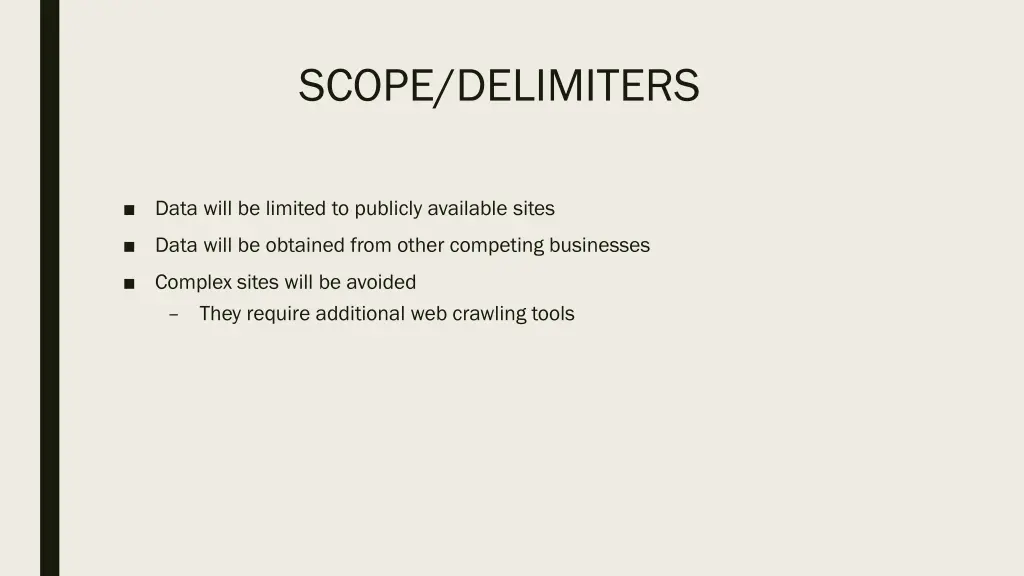 scope delimiters