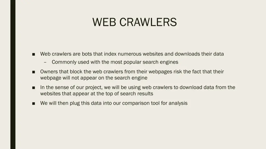 web crawlers