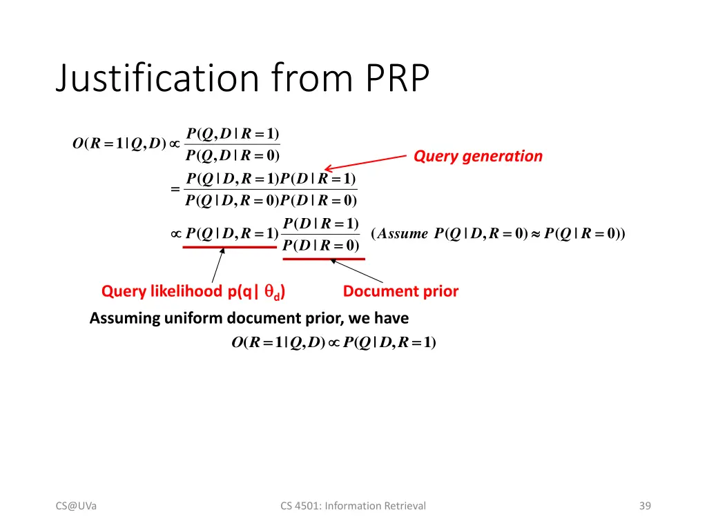 justification from prp
