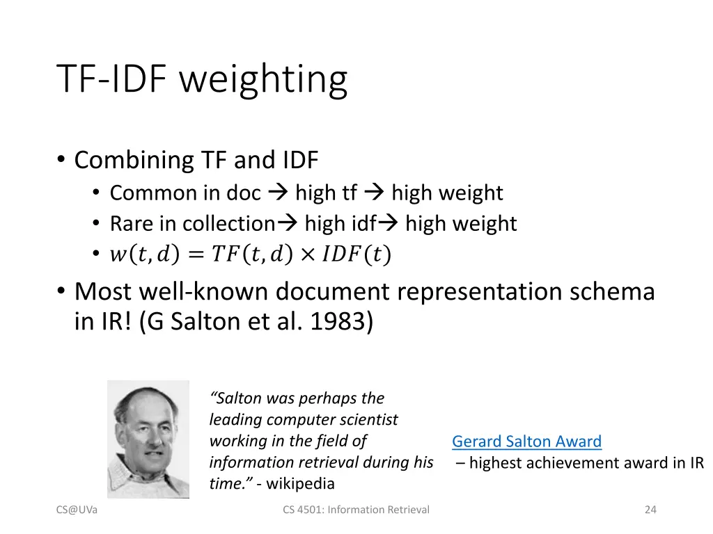 tf idf weighting