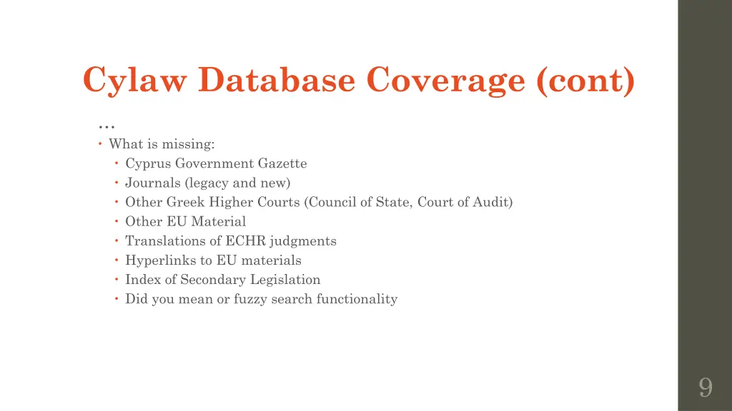 cylaw database coverage cont 1