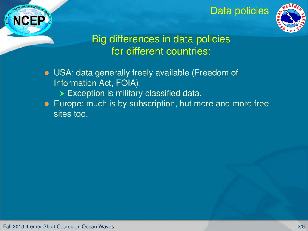data policies